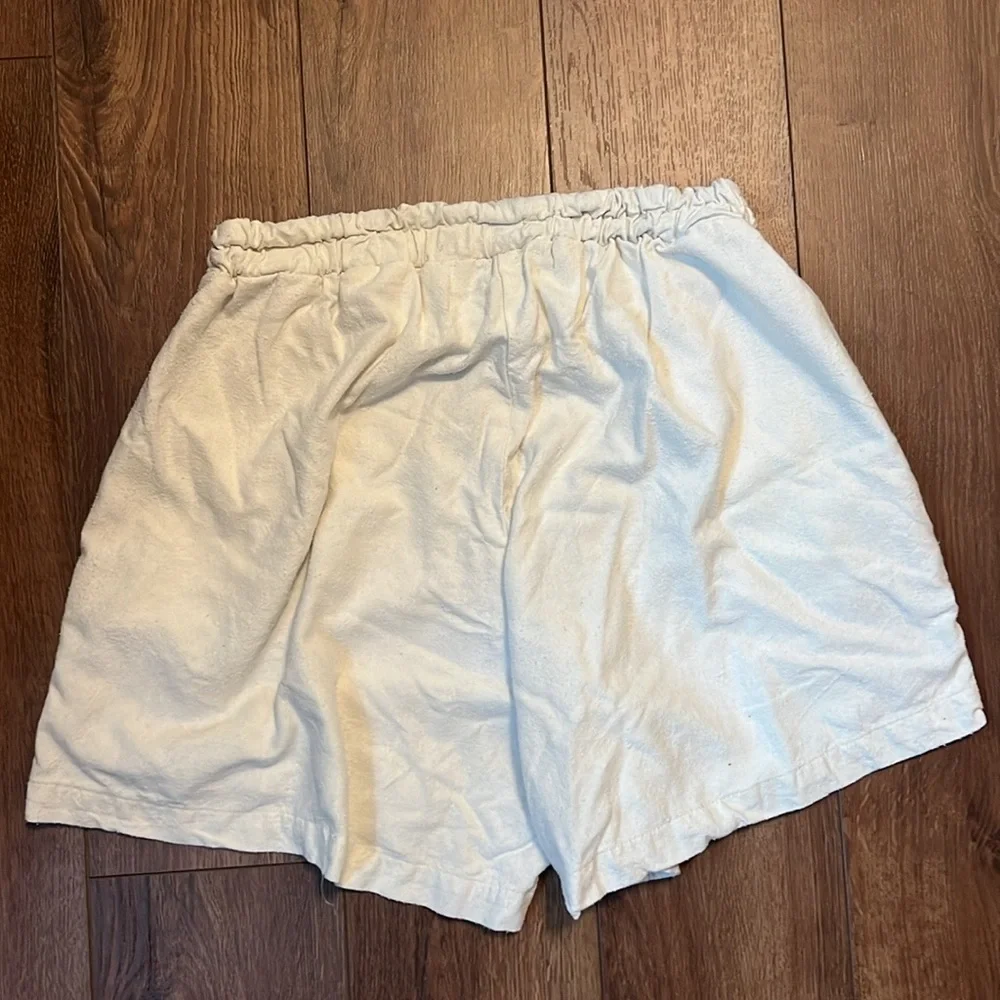 Aliya Wanek Priya Short 100% Raw Silk Natural Beige Small - Picture 3 of 6